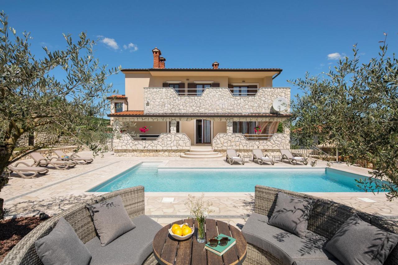 Villa Vesna With Sauna, Hot Tub Potpican Bagian luar foto